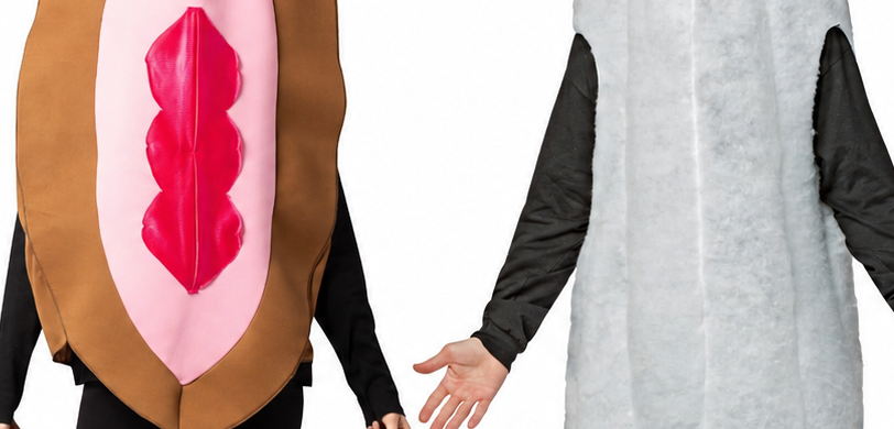 Rasta Imposta Brown Vagina Tampon Paarkostüm Einheitsgrösse