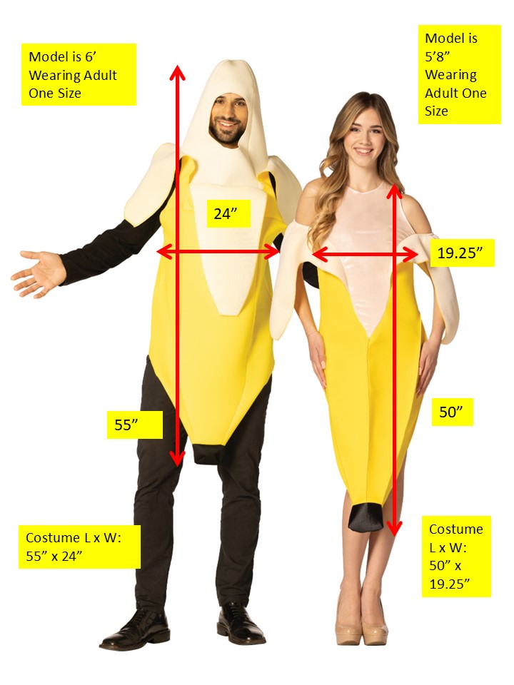 Rasta Imposta Peeled Banana Paarkostüm Tunika Kleid Set