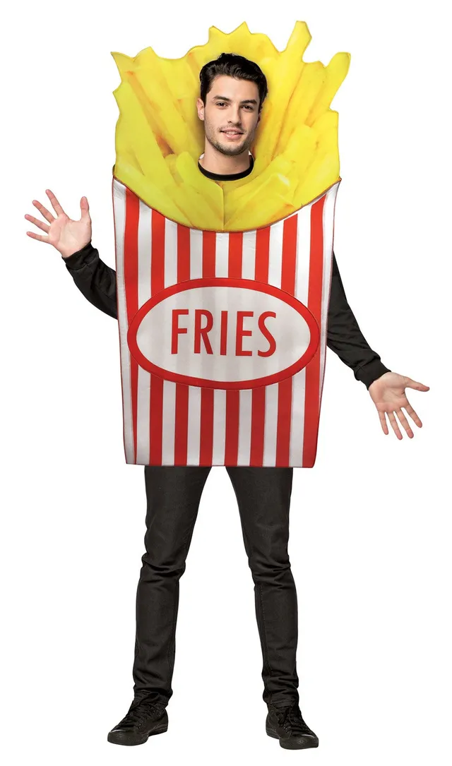 Rasta Imposta French Fries Pommes-Kostüm Einheitsgröße