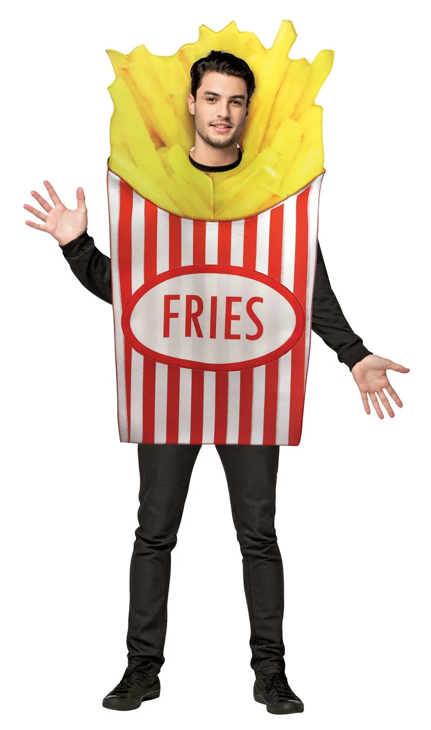 Rasta Imposta French Fries Pommes-Kostüm Einheitsgröße