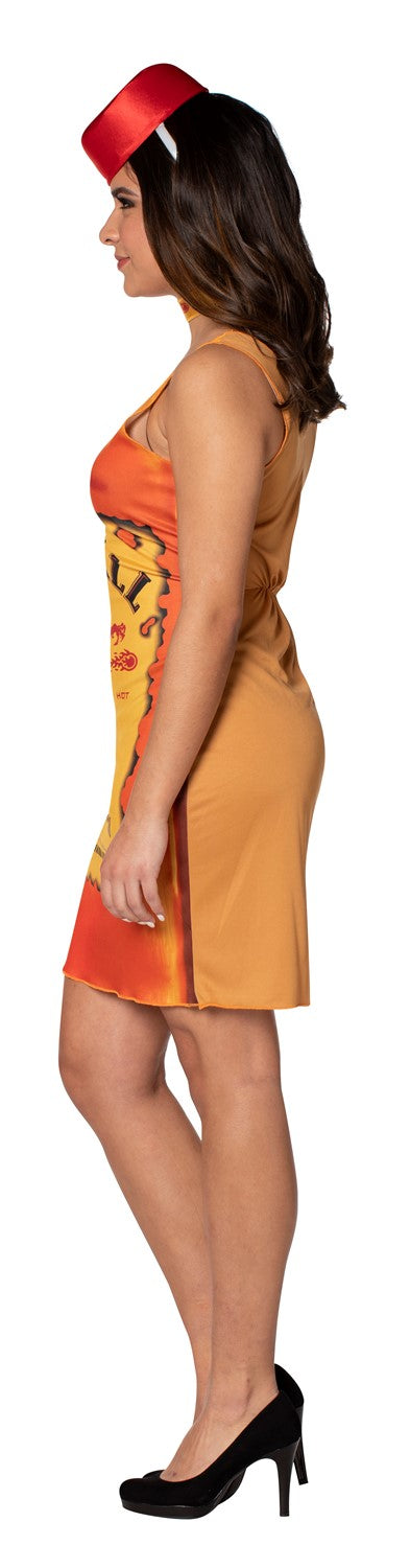 Rasta Imposta Fireball Flasche Kleid Paarkostüm Set