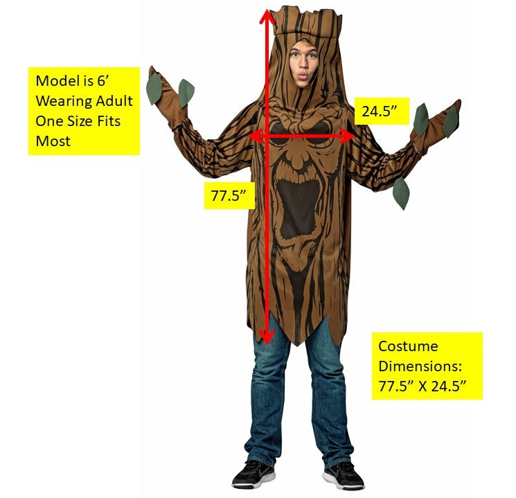 Rasta Imposta Scary Tree Kostüm Baum Einheitsgröße Polyester