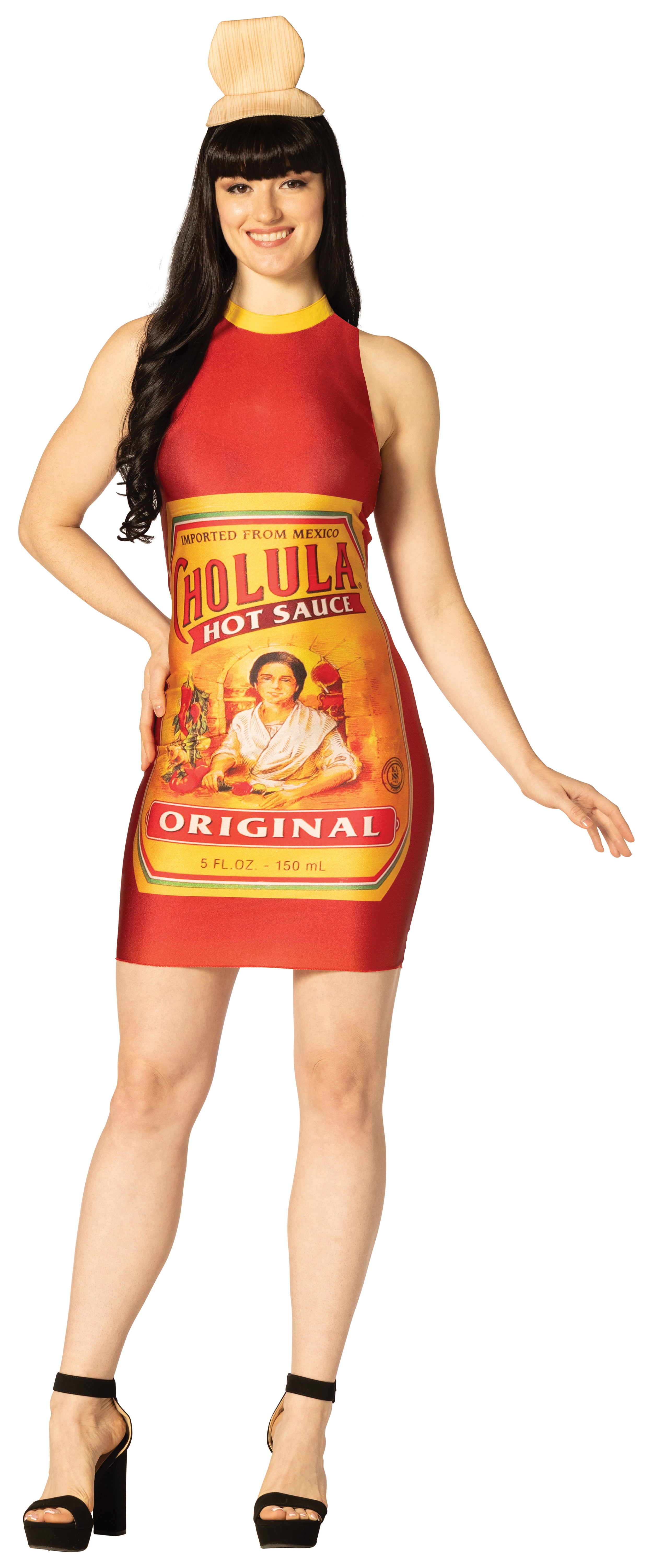 Rasta Imposta Cholula Dress Damenkostüm XS-S Neckholder Sauce