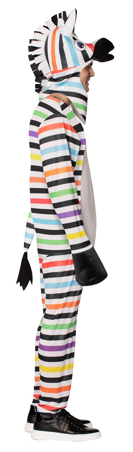 Rasta Imposta Rainbow Zebra Zebra Kostüm One Size