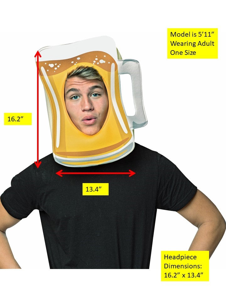 Rasta Imposta Beer Mug Maske Einheitsgröße Bierkrug
