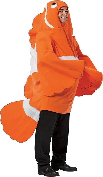Rasta Imposta Clownfish Halloween Kostüm One Size Orange