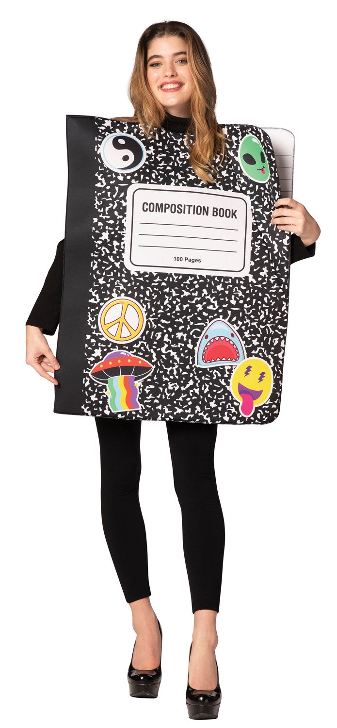 Rasta Imposta Composition Notebook Kostüm Einheitsgröße