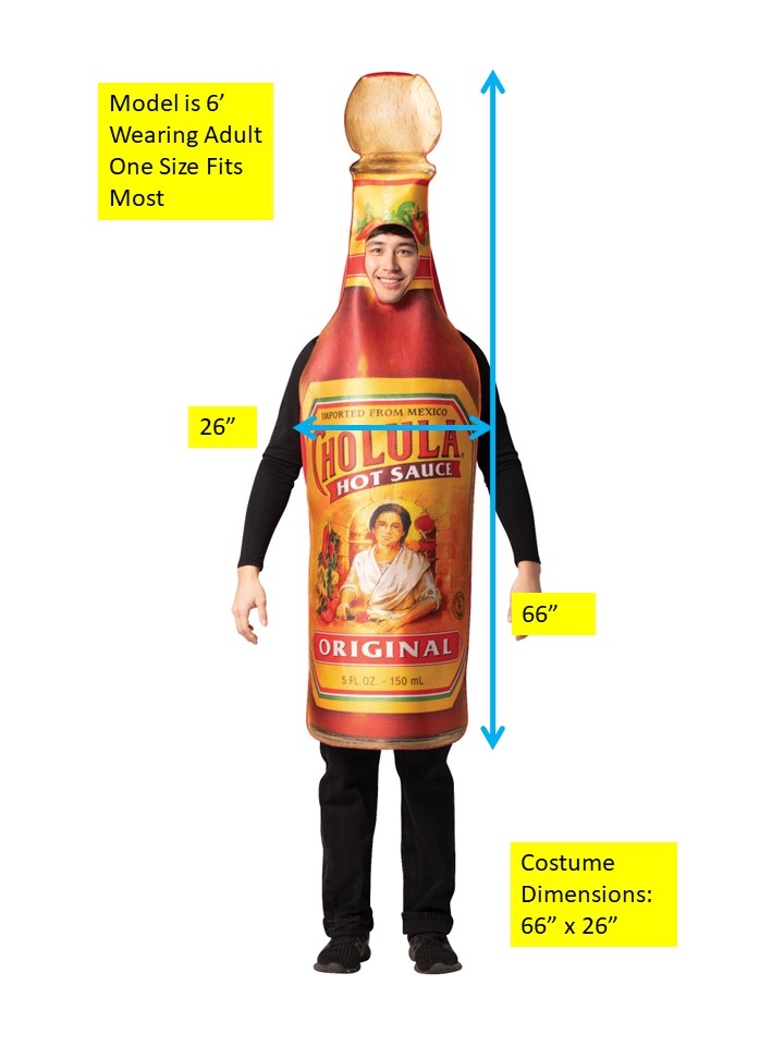 Rasta Imposta Cholula Hot Sauce Kostüm One Size Tunika