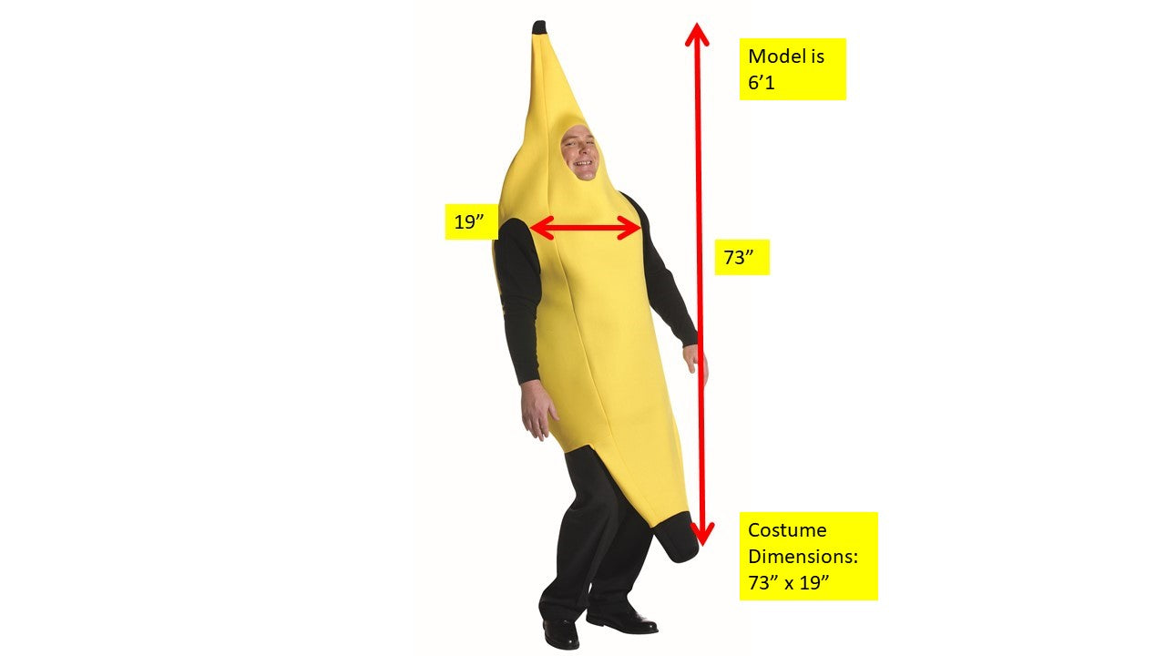 Rasta Imposta Deluxe Banana Kostüm Erwachsene Plus Size