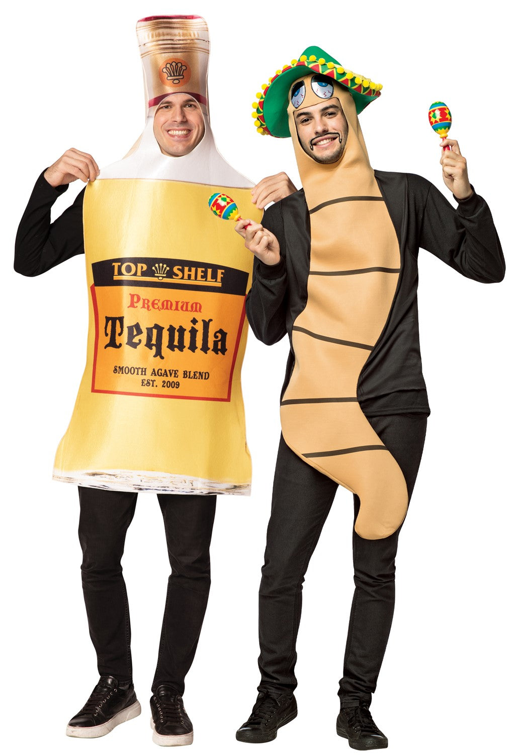 Rasta Imposta Tequila Bottle Worm Paarkostüm One Size