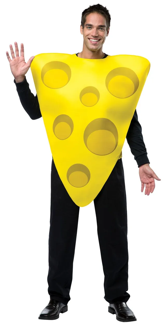 Rasta Imposta Cheese Kostüm Käse Einheitsgröße gelb