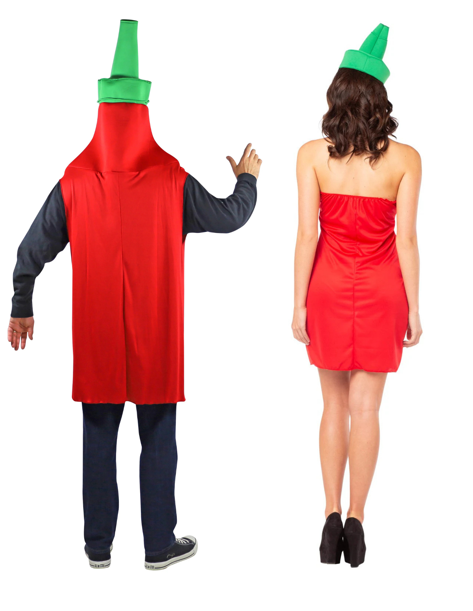 Rasta Imposta Sriracha Paarkostüm Tunika und Kleid mit Hut