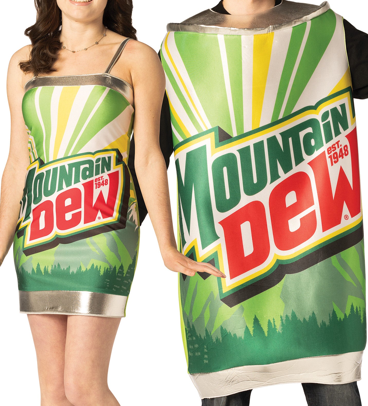 Rasta Imposta Dew Me Twice Mountain Dew Paarkostüm M / OS