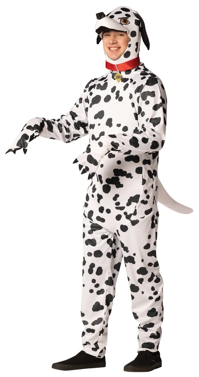 Rasta Imposta Dalmatian Hunde-Kostüm Overall Einheitsgröße