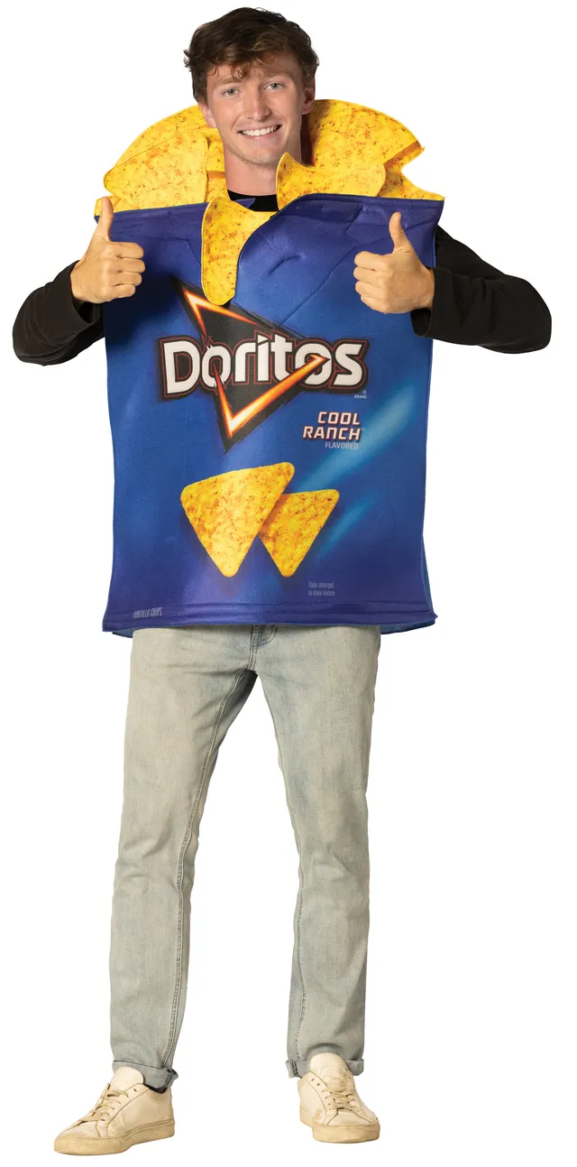 Rasta Imposta Doritos Cool Ranch Kinderkostüm Chipstüte Gr.16