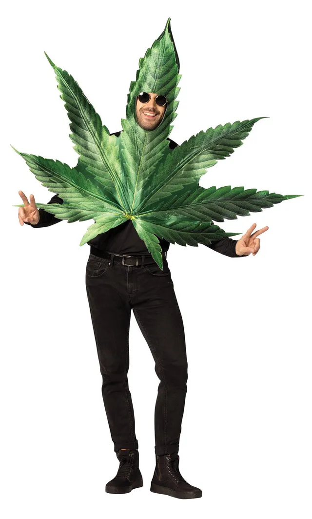 Rasta Imposta Pot Leaf Kostüm One Size Polyester-Tunika