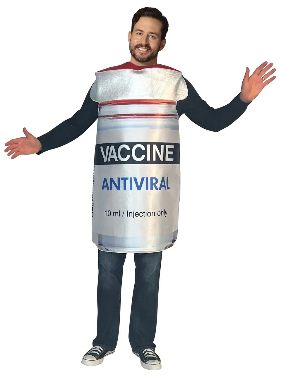 Rasta Imposta Antiviral Vaccine Kostüm Flasche One Size