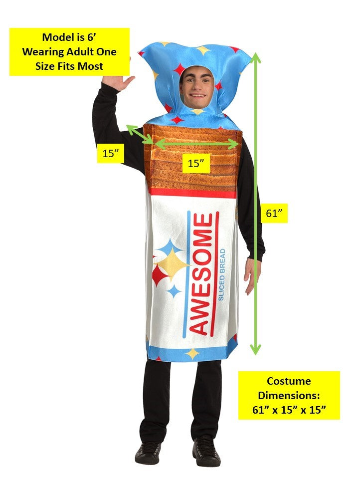 Rasta Imposta Loaf of Bread Kostüm Brot Tunika One Size