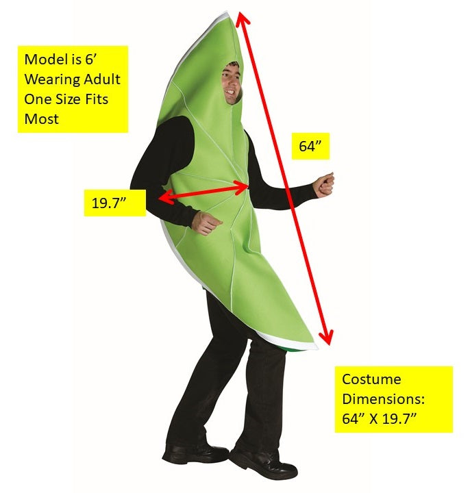 Rasta Imposta Lime Wedge Lime Slice Paar Kostüm Einheitsgröße