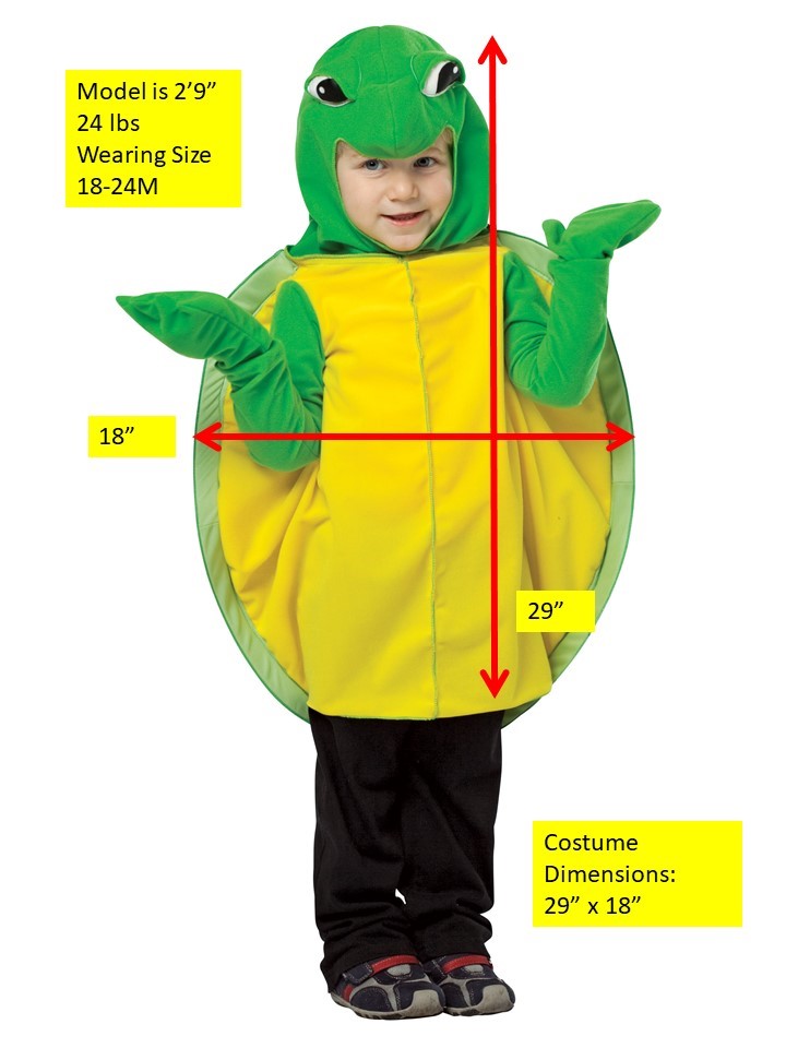 Rasta Imposta Turtle Schildkröten Kostüm Baby 18-24 Monate