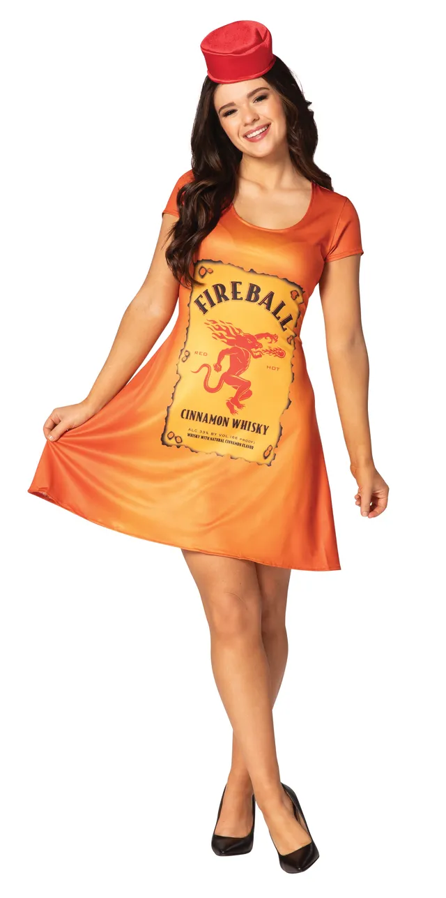 Rasta Imposta Fireball Skater Dress Kostüm Damen S-M
