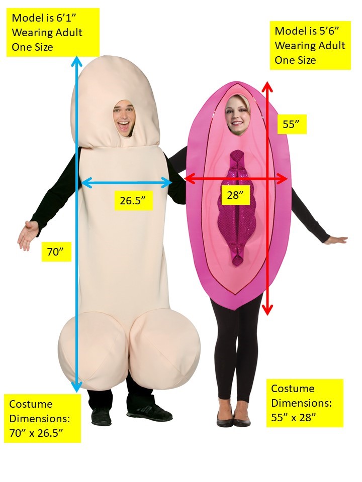 Rasta Imposta Halloweenie Partnerkostüm One Size 2-tlg