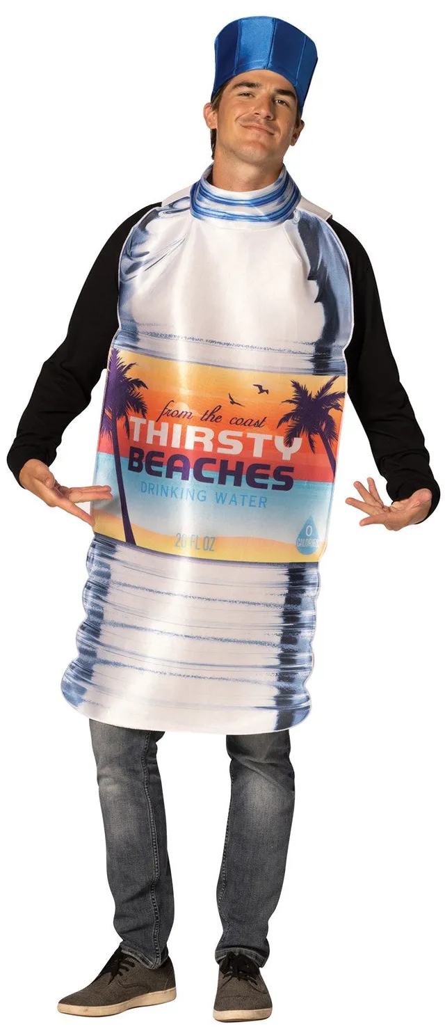 Rasta Imposta Plastic Water Bottle Kostüm Einheitsgröße Schaum