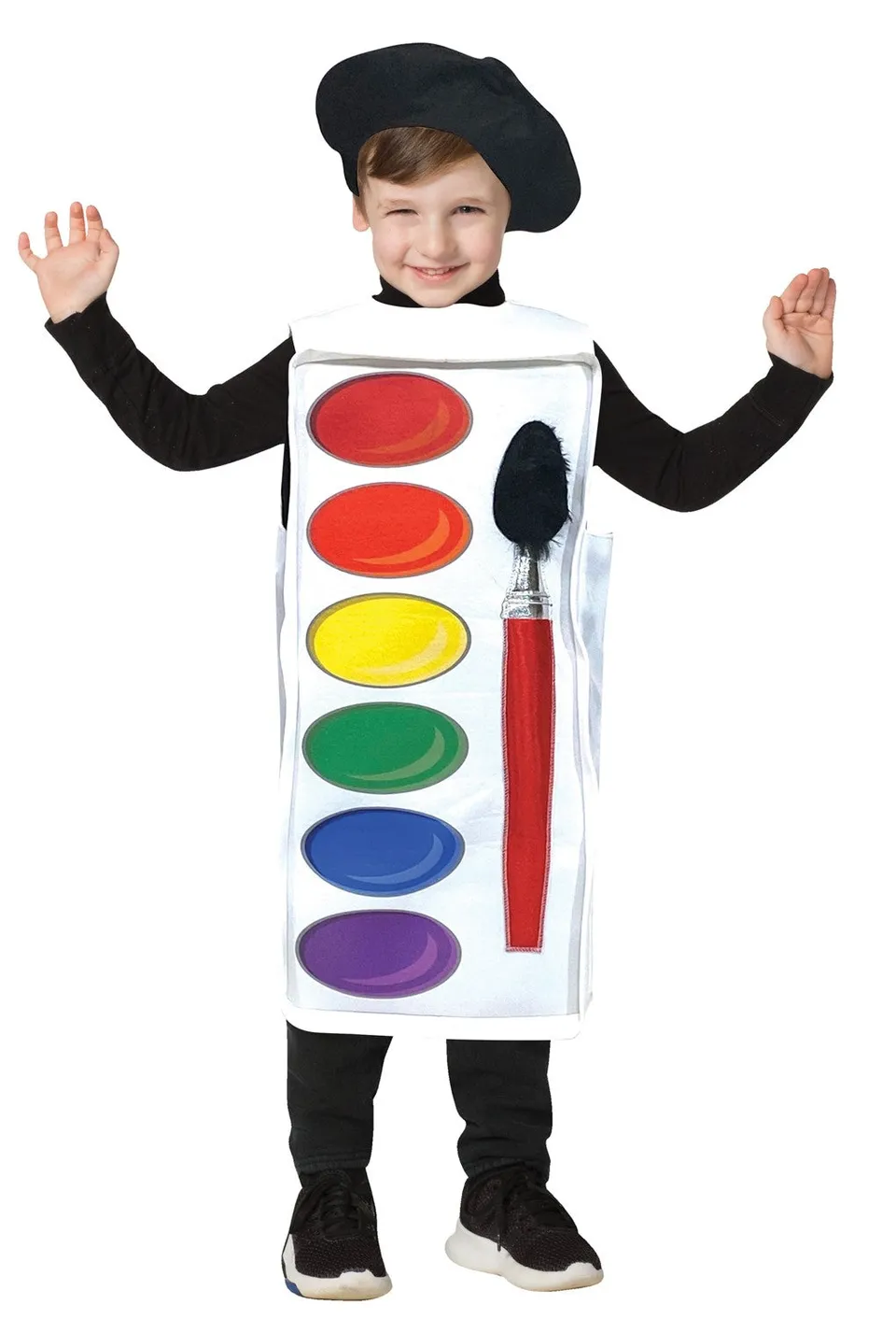 Rasta Imposta Watercolor Paint Palette Kinderkostüm 3-6X mit Barett