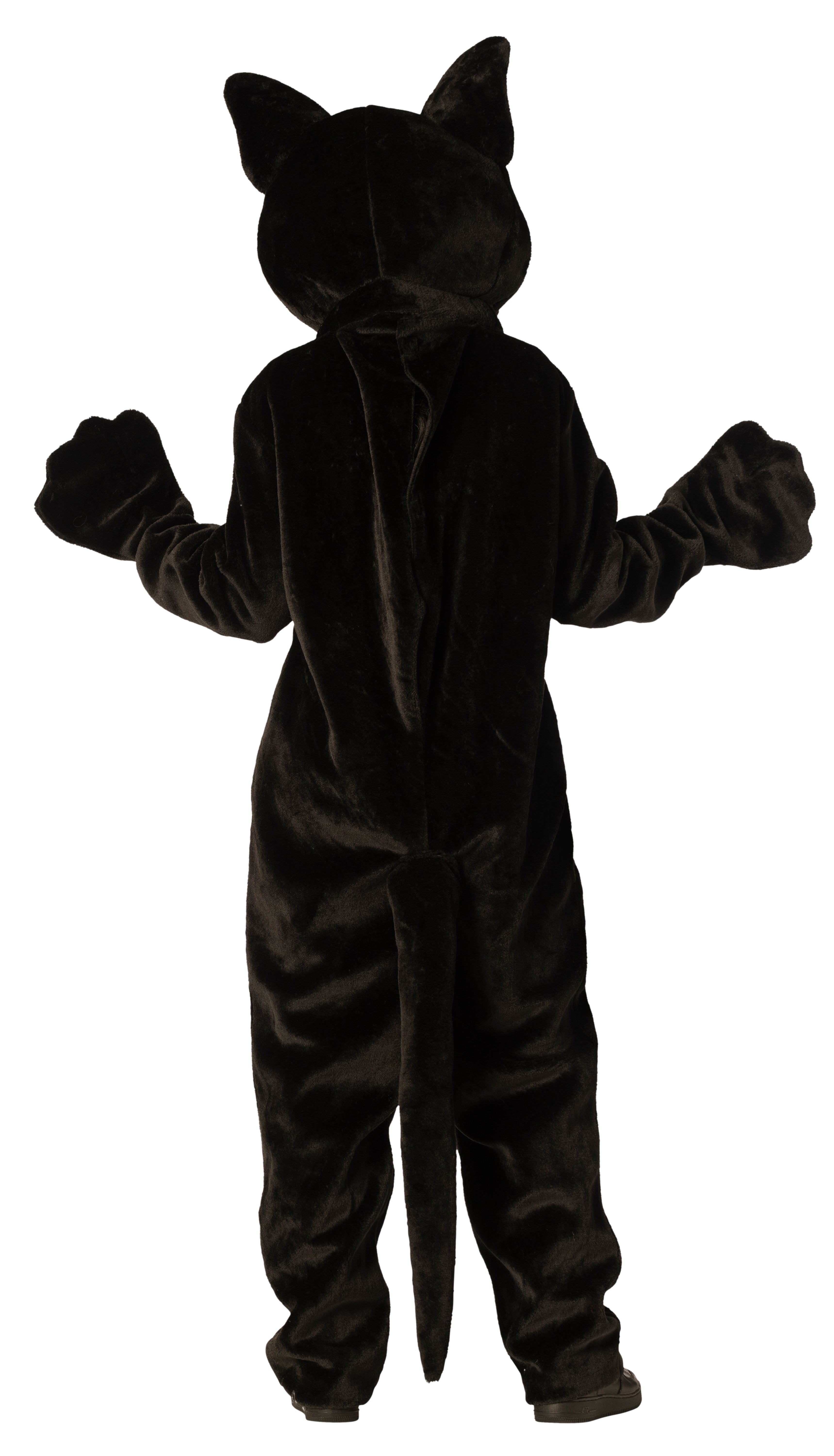 Rasta Imposta Black Cat Kostüm Overall Maske Einheitsgröße