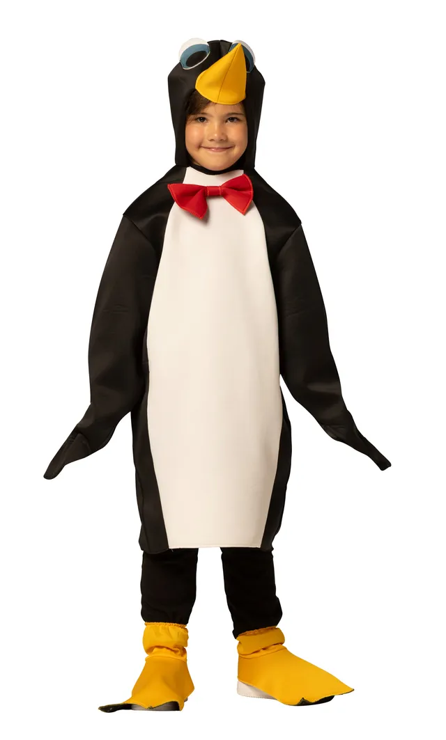 Rasta Imposta Penguin Kinderkostüm Größe 7-10 mit Flossen