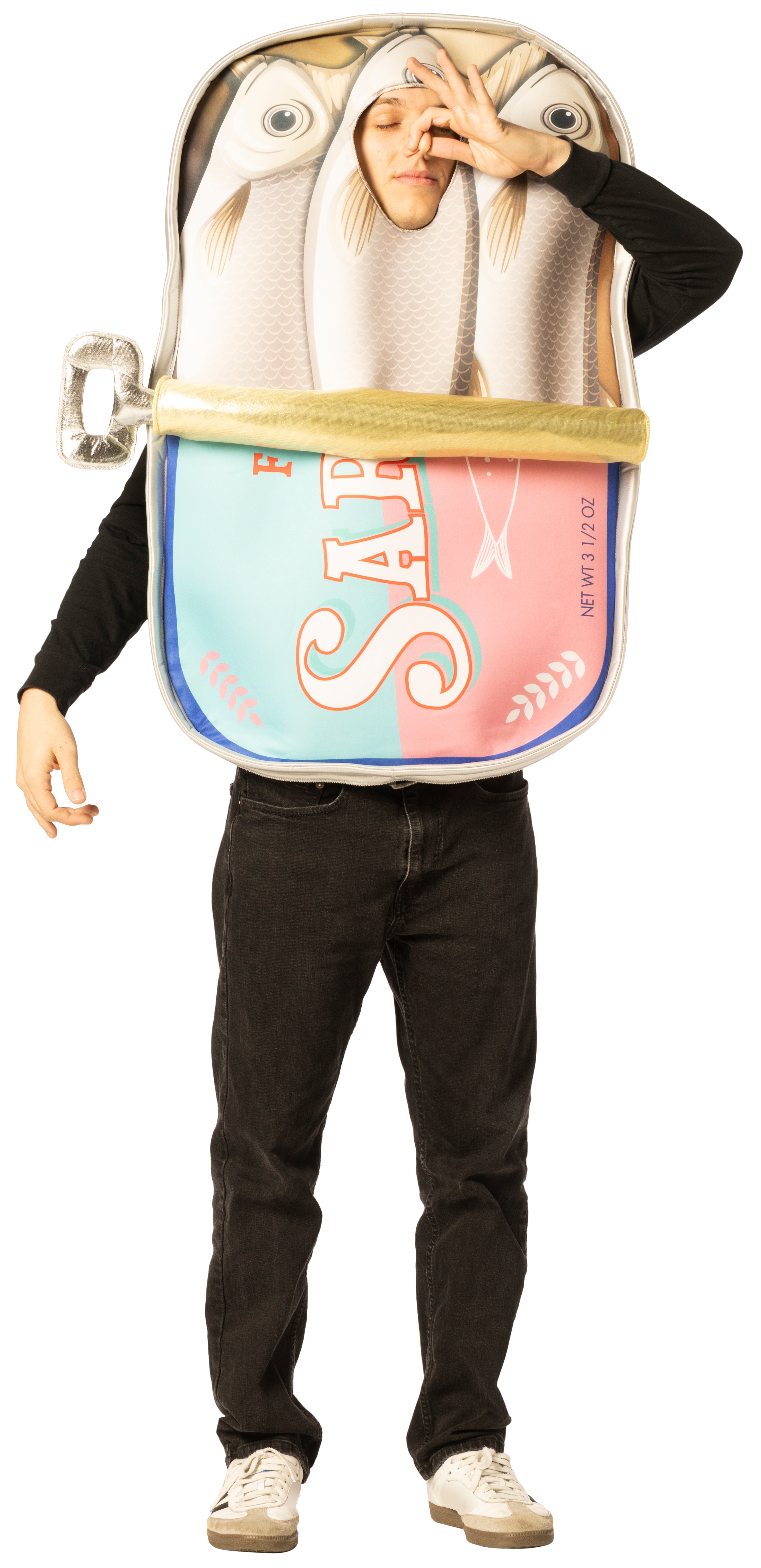 Rasta Imposta Sardines Can Kostüm One Size Dose