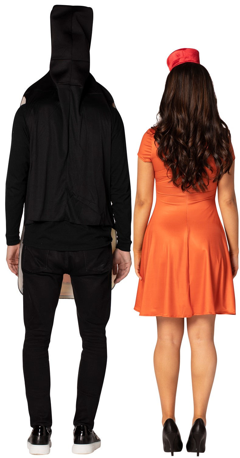 Rasta Imposta Fireball Flasche Kleid Partnerkostüm M-L