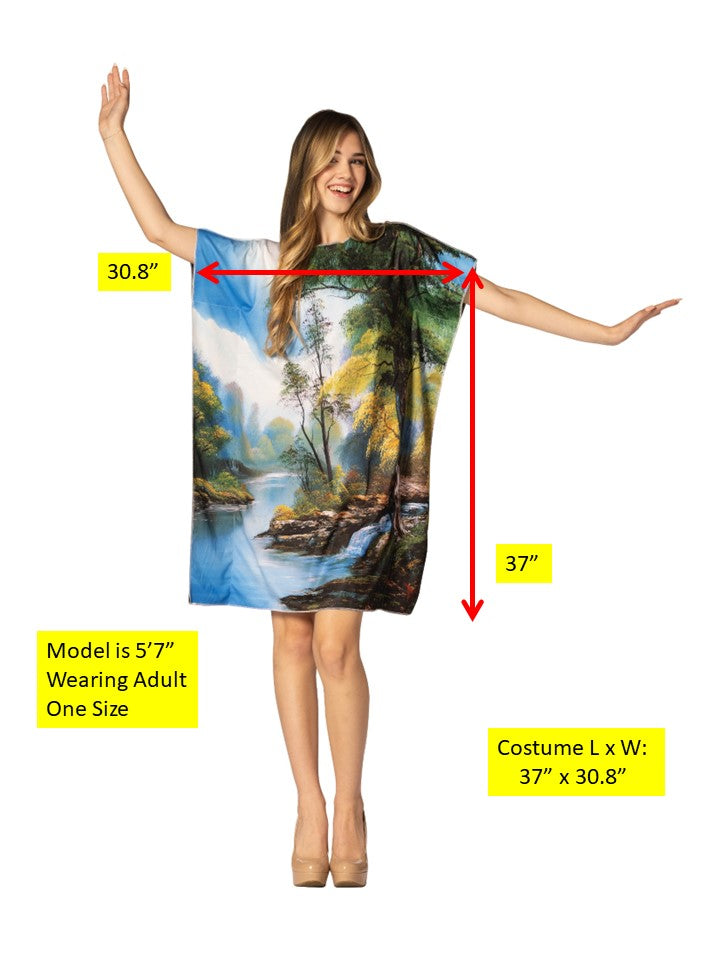 Rasta Imposta Landscape Painting Dress Kostüm Gr. 4-10