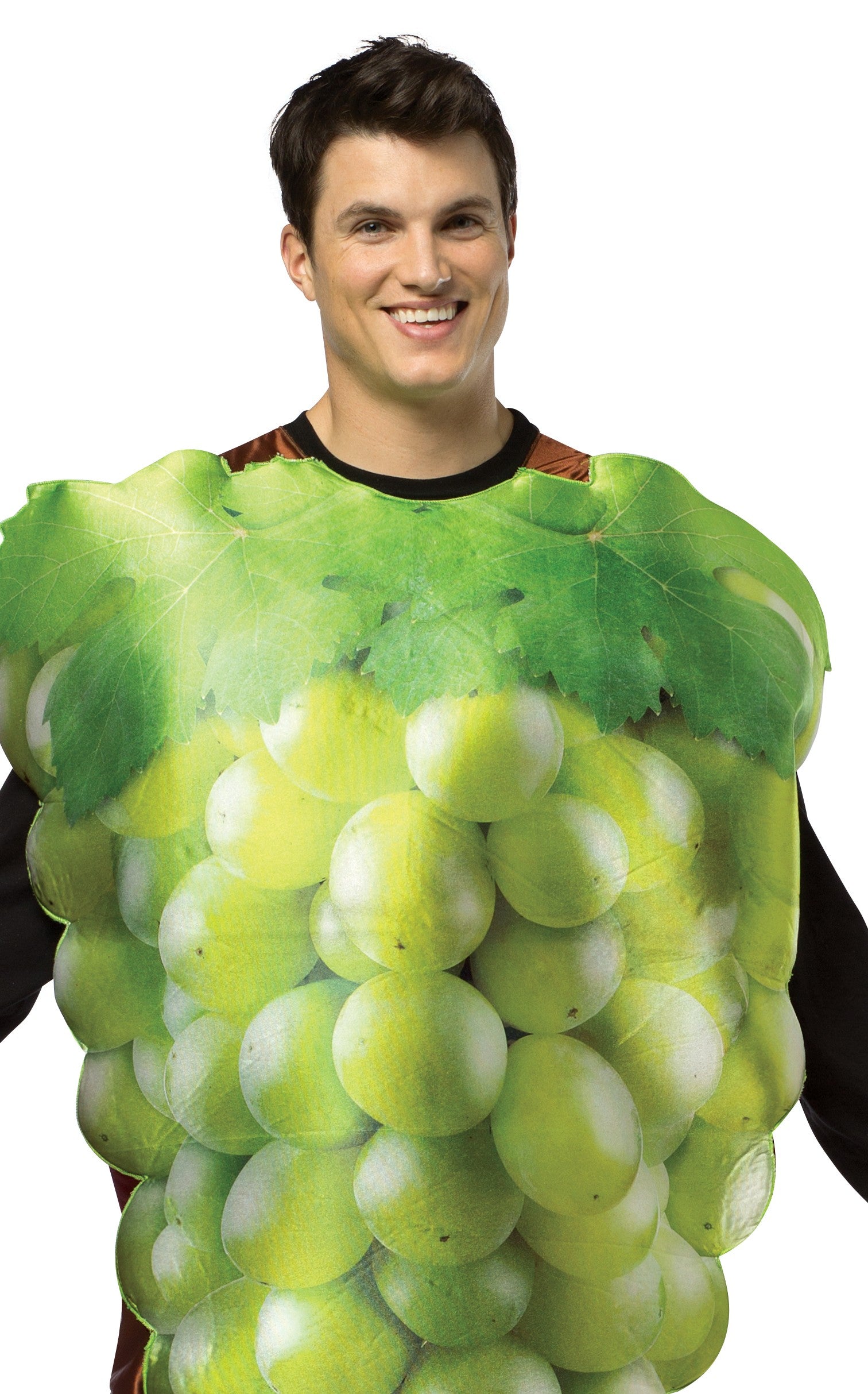 Rasta Imposta Green Grapes Kostüm Tunika Einheitsgröße Obst