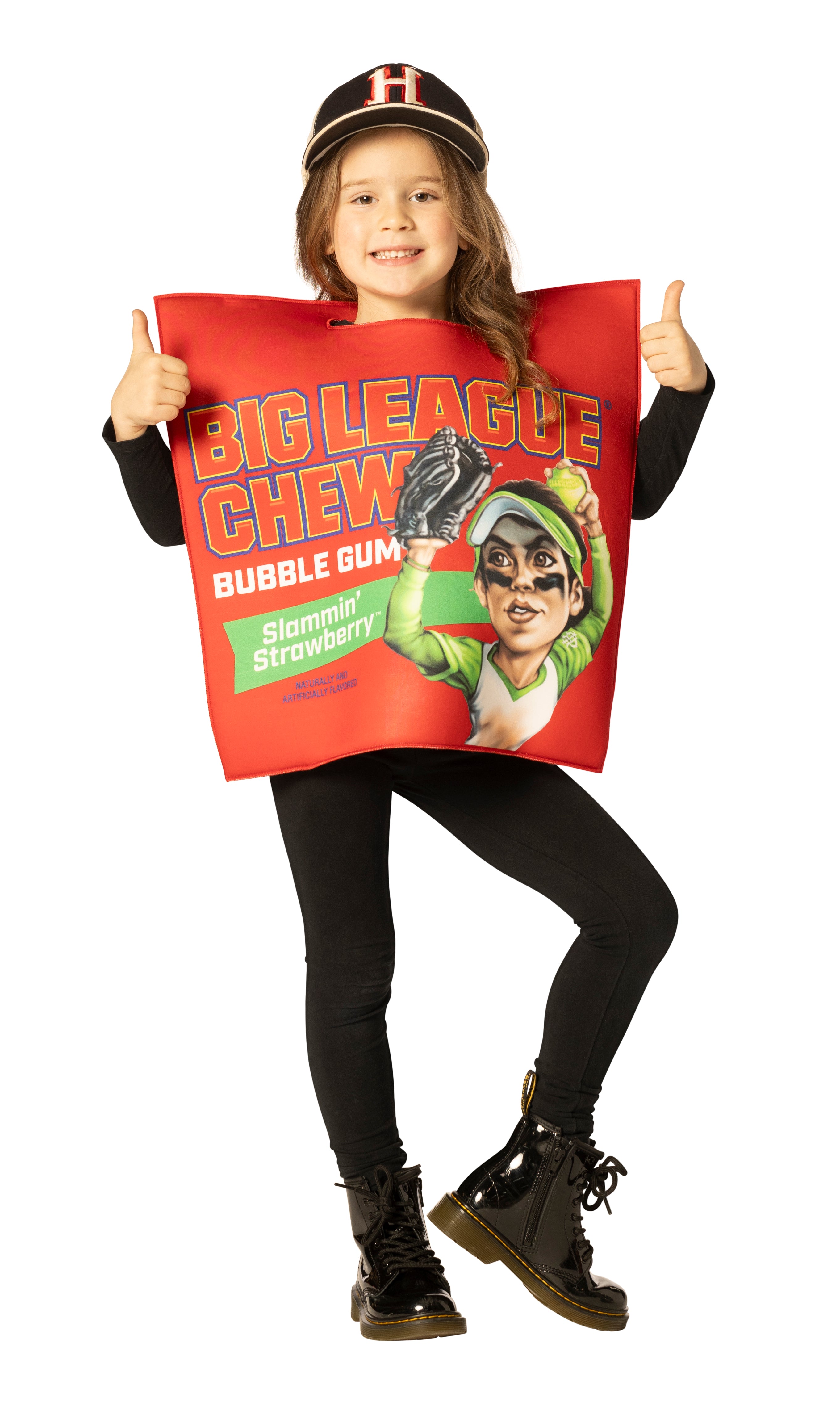 Rasta Imposta Big League Chew Strawberry Kinderkostüm Gr. 3-6 Schaum