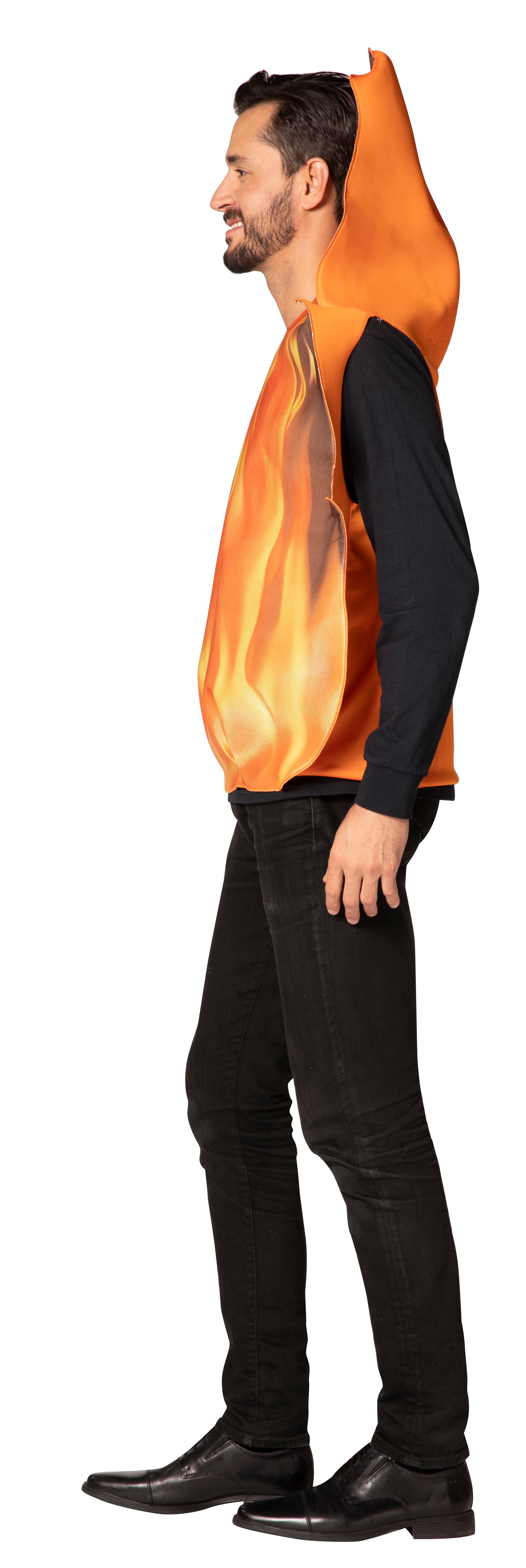 Rasta Imposta Flaming Fire Flammen-Kostüm One Size Schaum