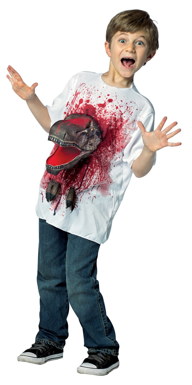 Rasta Imposta 3D Attacks T-Rex Shirt Kinder 7/10