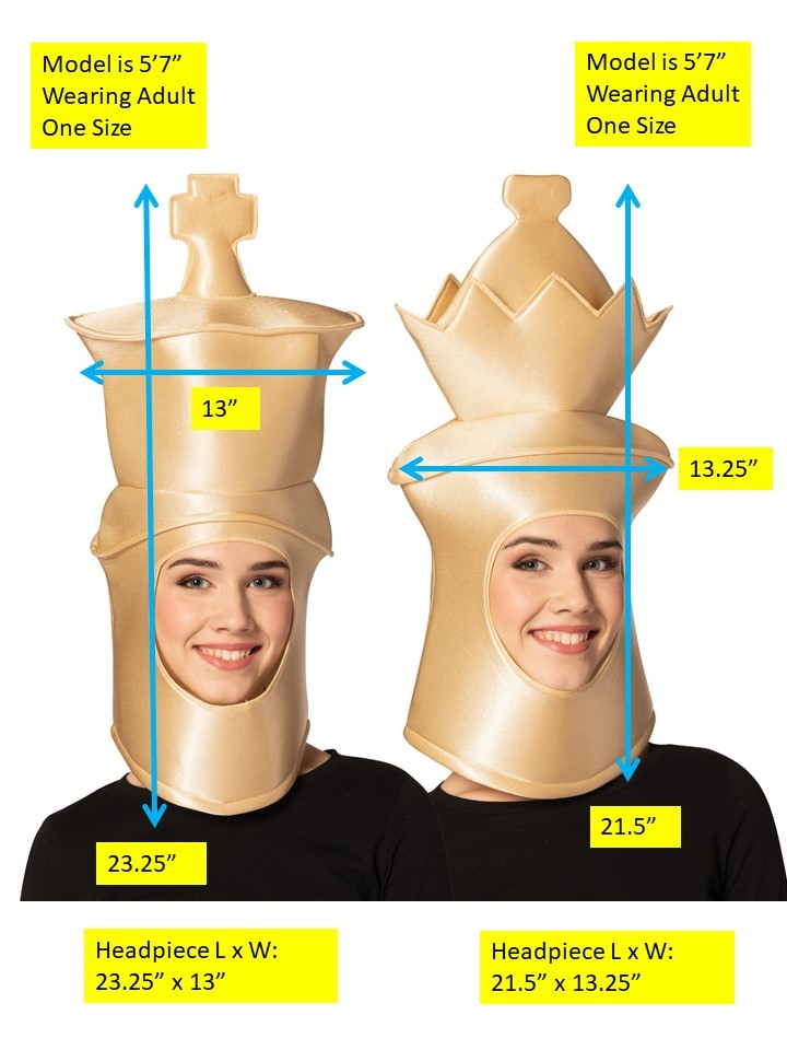 Rasta Imposta Schach King Queen Kopfschmuck Beige