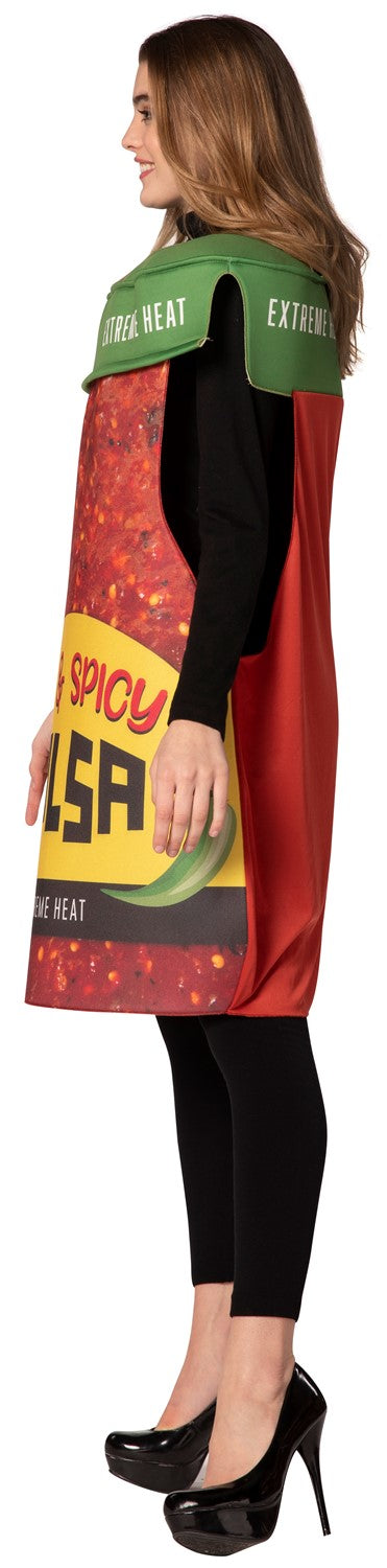 Rasta Imposta Hot Spicy Salsa Kostüm Einheitsgröße Glas
