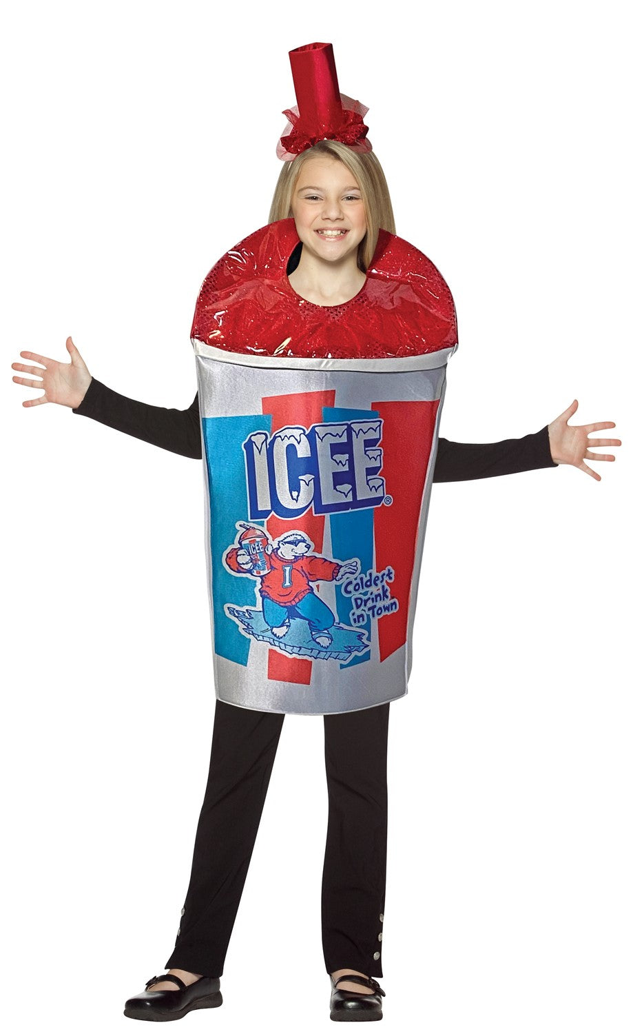 Rasta Imposta ICEE Sparkle Red Tunika Kinderkostüm 10-12