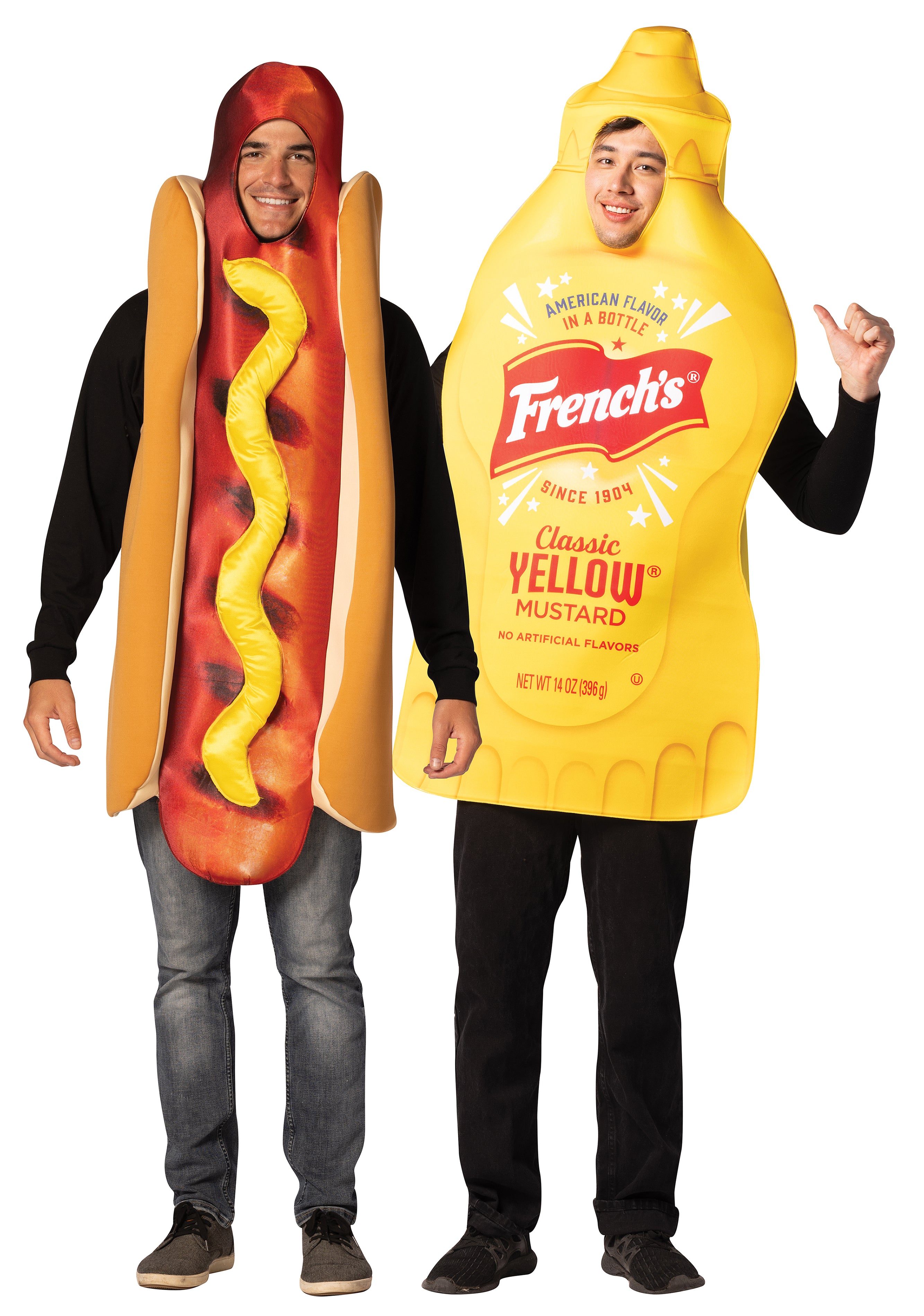 Rasta Imposta Hot Dog & Mustard Paarkostüm Einheitsgröße