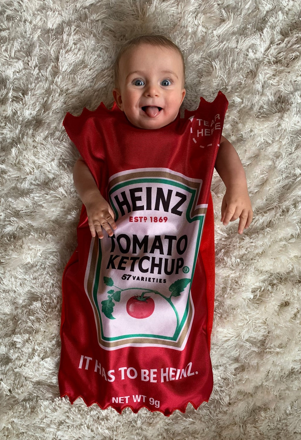 Rasta Imposta Heinz Ketchup Kostüm Baby 6-12 Monate