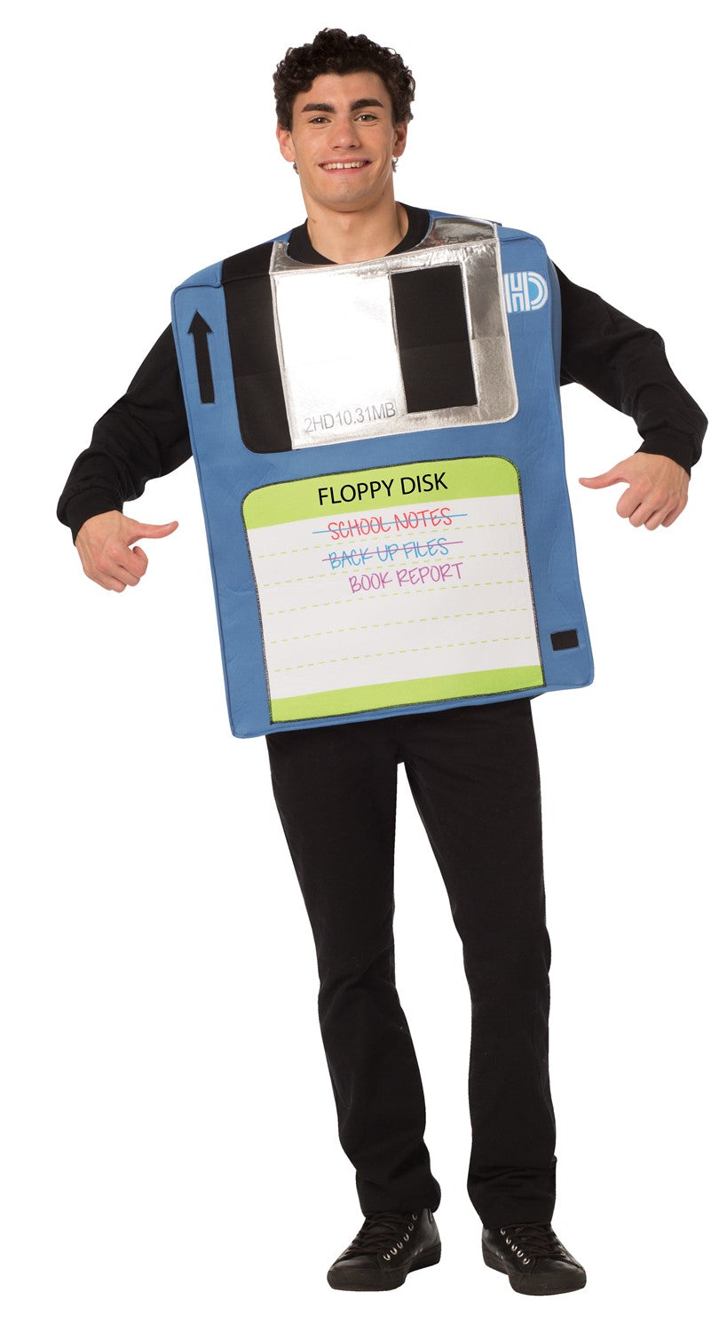 Rasta Imposta Floppy Disk Kostüm One Size 80er Tunika