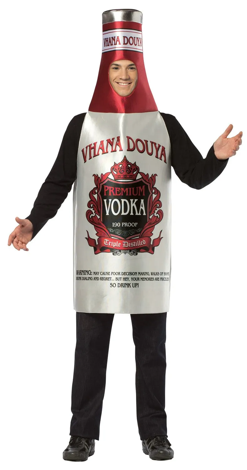 Rasta Imposta Vodka Bottle Kostüm One Size Wodkaflasche