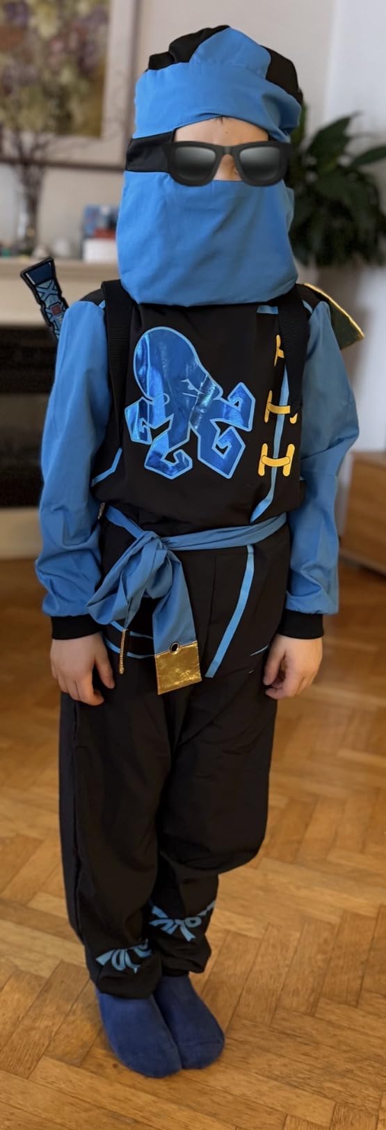 Katara 1771-01 Ninja Kostüm Kinder Grün S 104/110/116