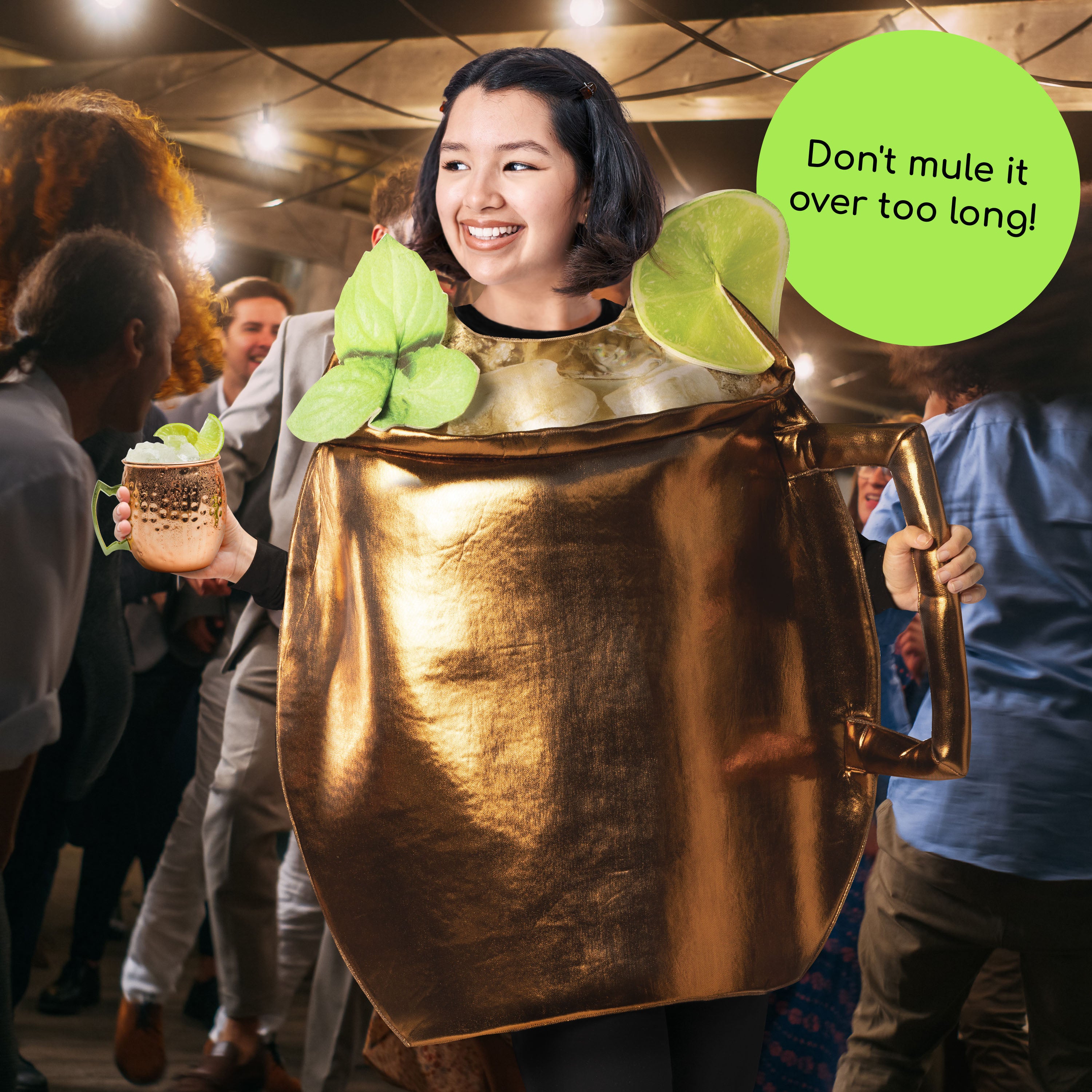 Rasta Imposta Moscow Mule Erwachsenenkostüm One Size Kupfer
