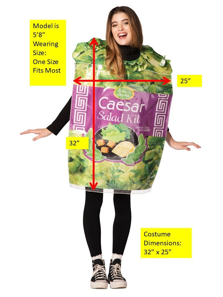 Rasta Imposta Caesar Salad Kit Kostüm Salat One Size