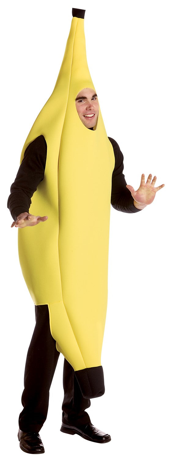 Rasta Imposta Deluxe Banana Kostüm Einheitsgröße gelb
