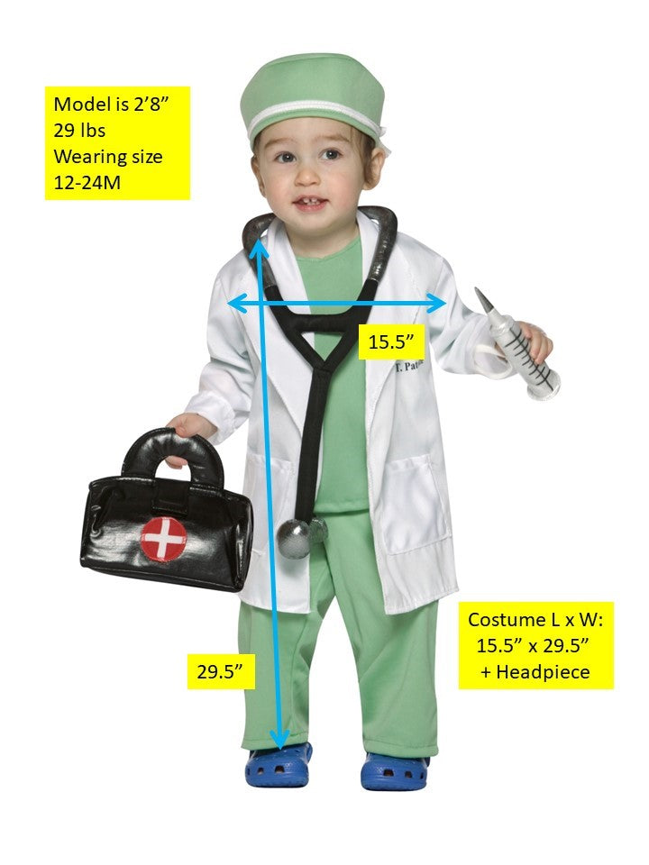 Rasta Imposta Doctor Toddler Arztkostüm 18-24 Monate
