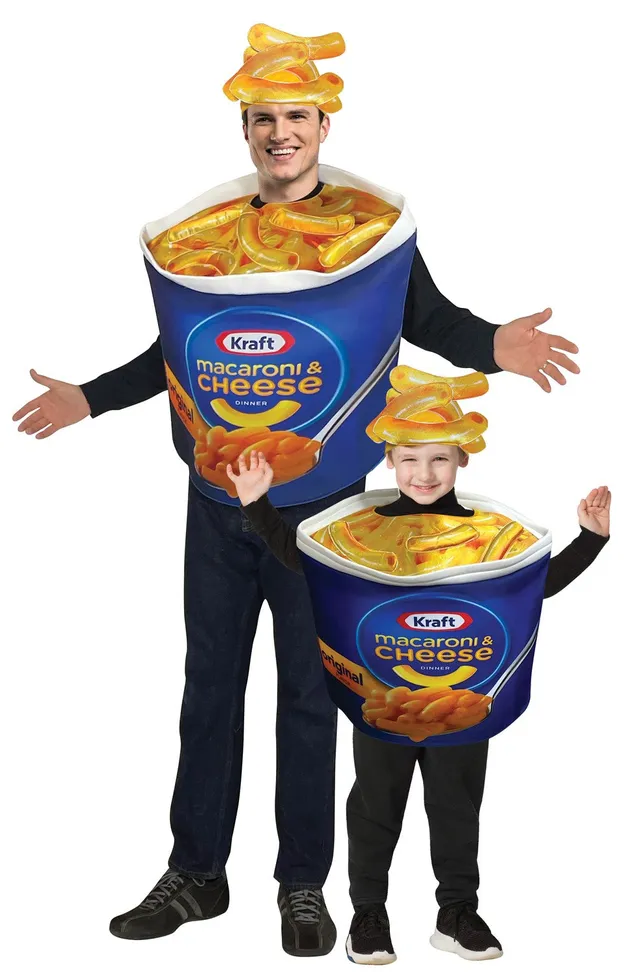 Rasta Imposta Kraft Mac & Cheese Kostüm Familien Set 2er